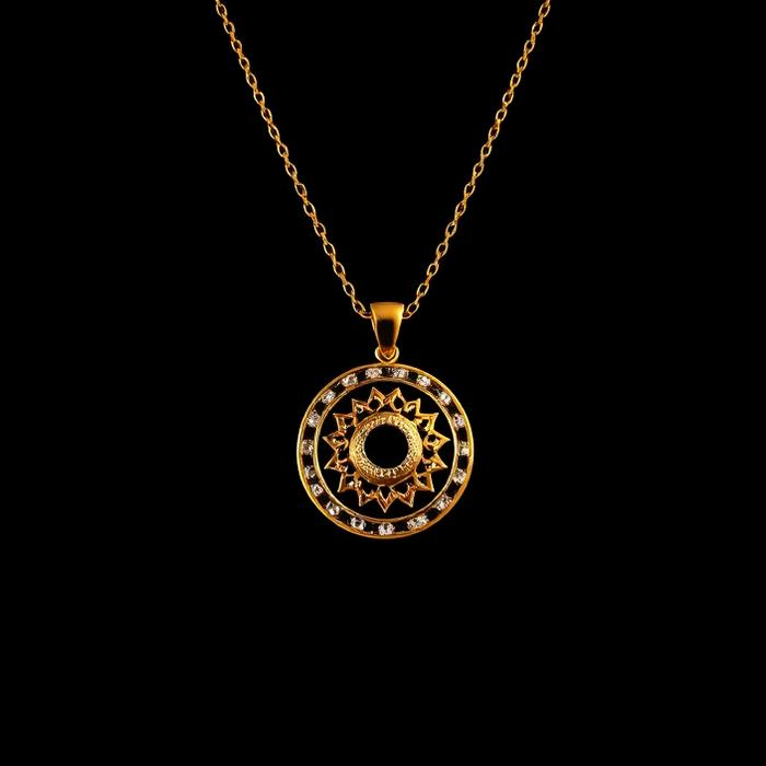 Gold pendant chain